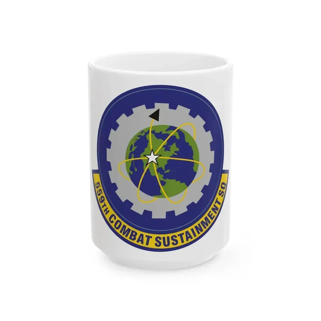 559th Combat Sustainment Squadron (U.S. Air Force) White Coffee Mug 15oz - Go Mug Yourself