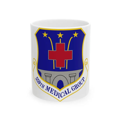 559th Medical Group (U.S. Air Force) White Coffee Mug-11oz-Go Mug Yourself