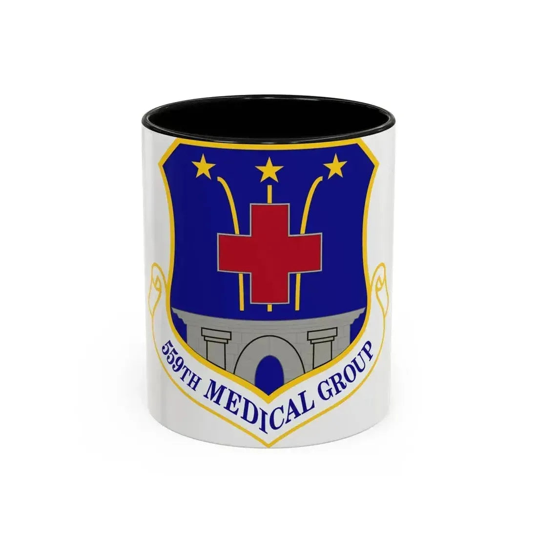 559th Medical Group (U.S. Air Force) Accent Coffee Mug 11oz Black - Go Mug Yourself