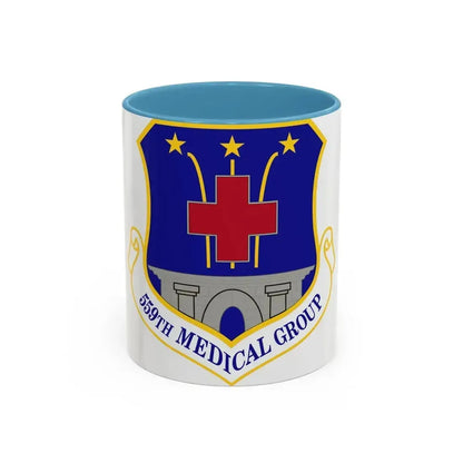 559th Medical Group (U.S. Air Force) Accent Coffee Mug 11oz Light Blue - Go Mug Yourself