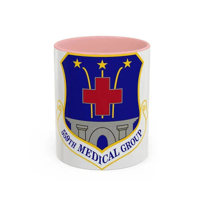 559th Medical Group (U.S. Air Force) Accent Coffee Mug 11oz Pink - Go Mug Yourself