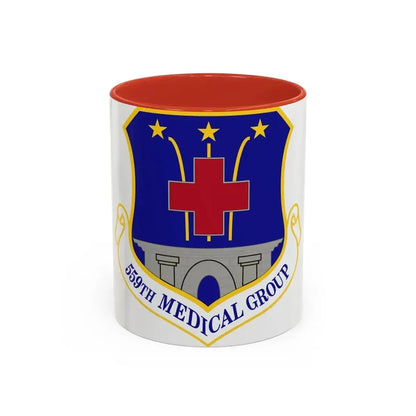 559th Medical Group (U.S. Air Force) Accent Coffee Mug 11oz Red - Go Mug Yourself