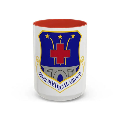 559th Medical Group (U.S. Air Force) Accent Coffee Mug 15oz Red - Go Mug Yourself