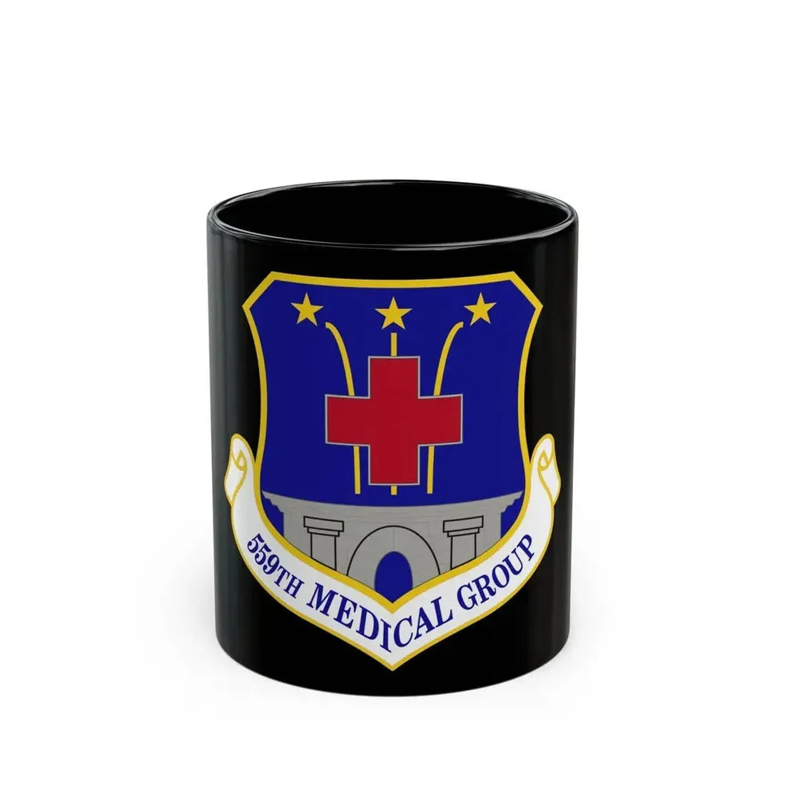 559th Medical Group (U.S. Air Force) Black Coffee Mug 11oz - Go Mug Yourself