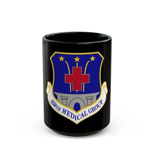 559th Medical Group (U.S. Air Force) Black Coffee Mug 15oz - Go Mug Yourself