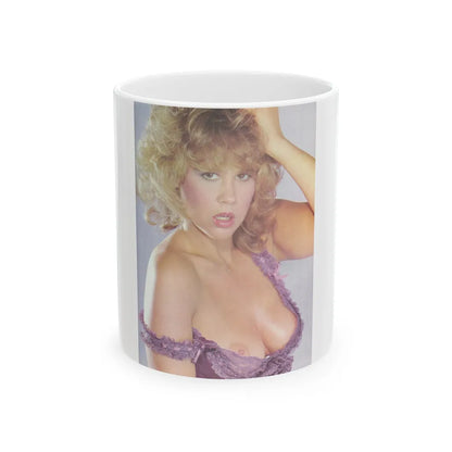 Linda Blair #187 - Topless (Vintage Female Icon) White Coffee Mug-11oz-Go Mug Yourself