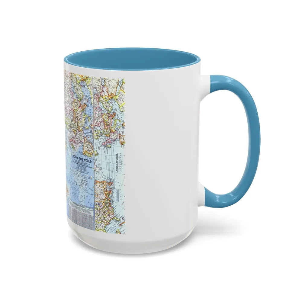 Top Of The World (1965) (Map) Accent Coffee Mug-Go Mug Yourself