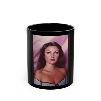 Jane Seymour #25 (Vintage Female Icon) Black Coffee Mug-11oz-Go Mug Yourself