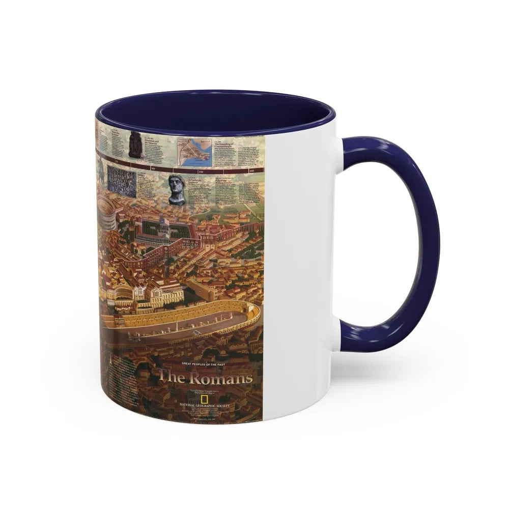 Romans, The (1997) (Map) Accent Coffee Mug-Go Mug Yourself