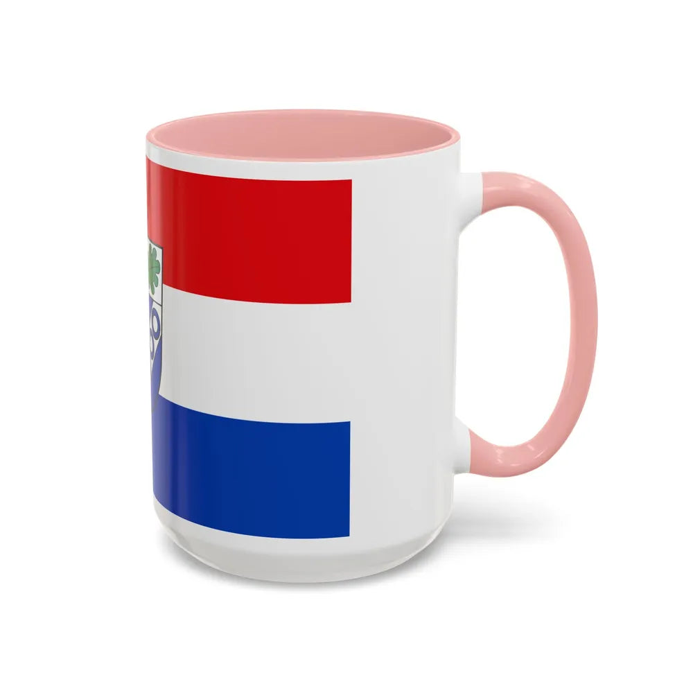 Flag of Aschaffenburg Germany - Accent Coffee Mug-Go Mug Yourself