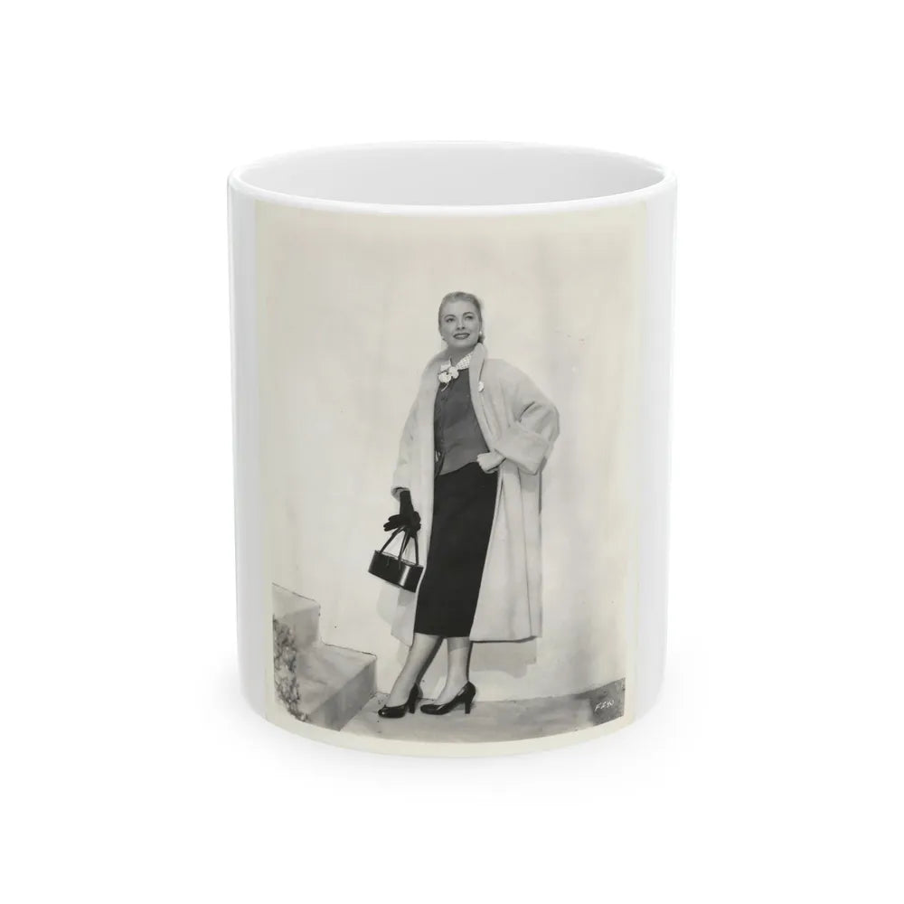 Lori Nelson #179 (Vintage Female Icon) White Coffee Mug-11oz-Go Mug Yourself