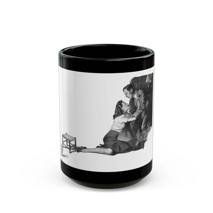 Friend Of The Family by Peter Coats (2), Britannia And Eve magazine, 1939 - Black Coffee Mug-15oz-Go Mug Yourself