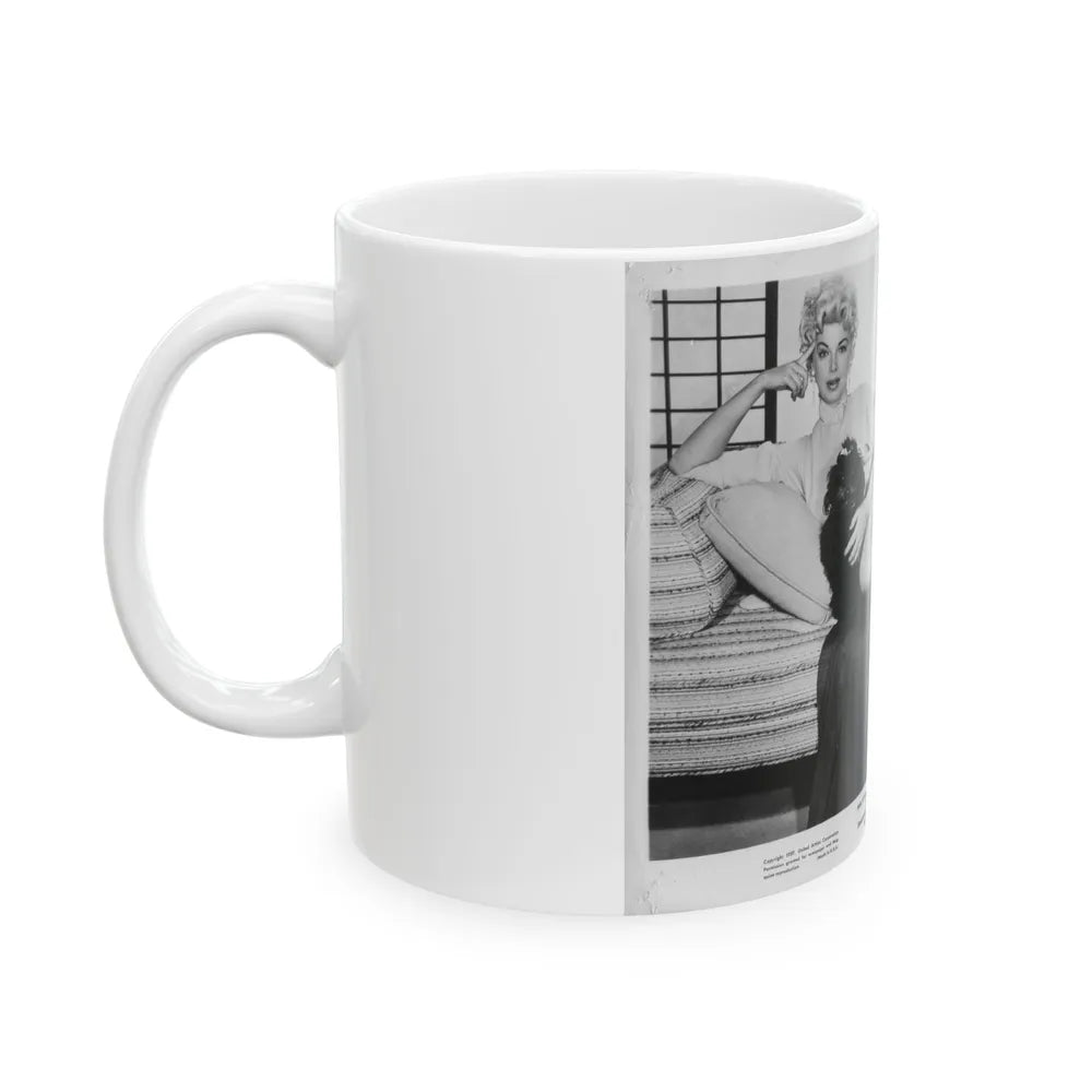 Barbara Nichols #442 (Vintage Female Icon) White Coffee Mug-Go Mug Yourself