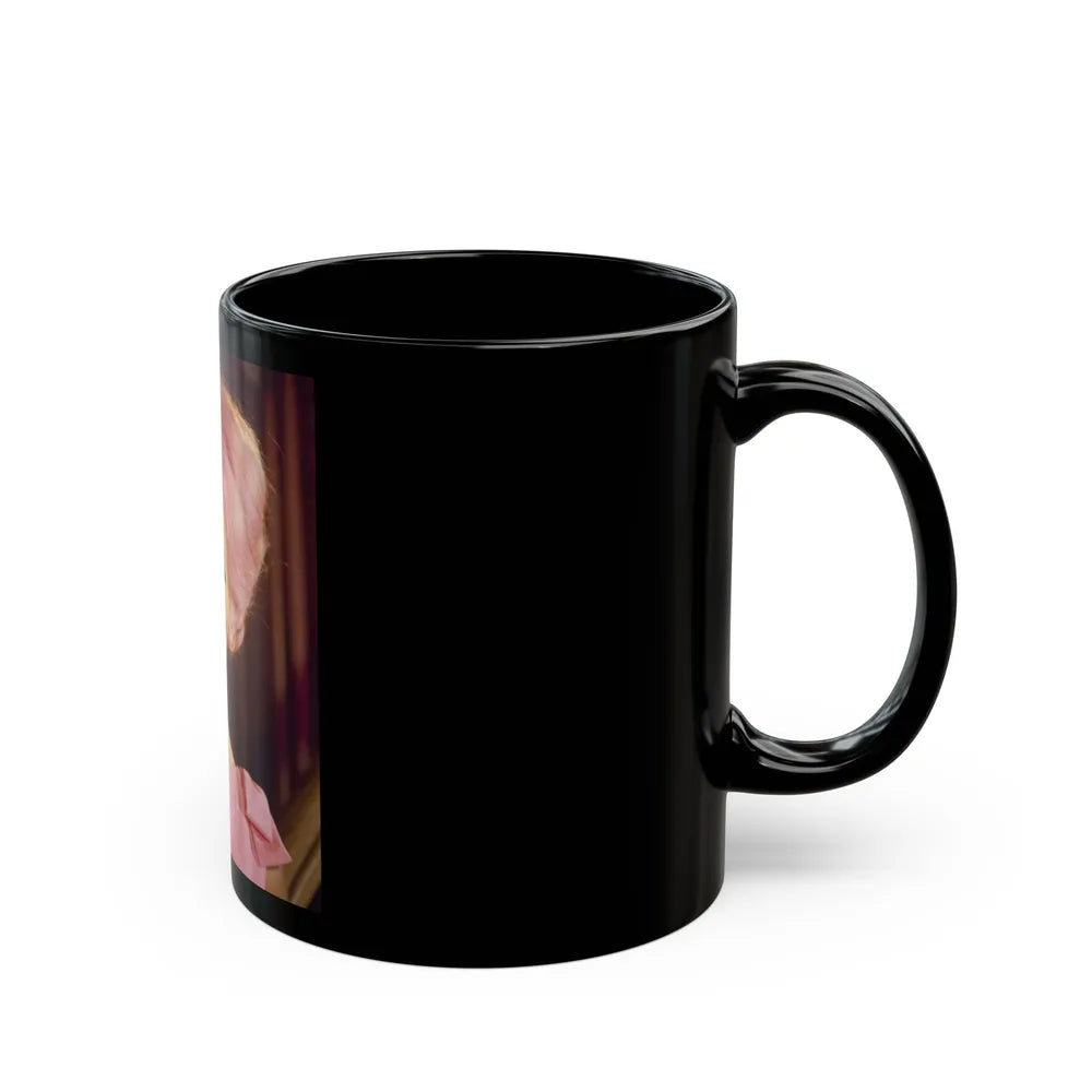 Diane McBaine #23 (Vintage Female Icon) Black Coffee Mug-Go Mug Yourself