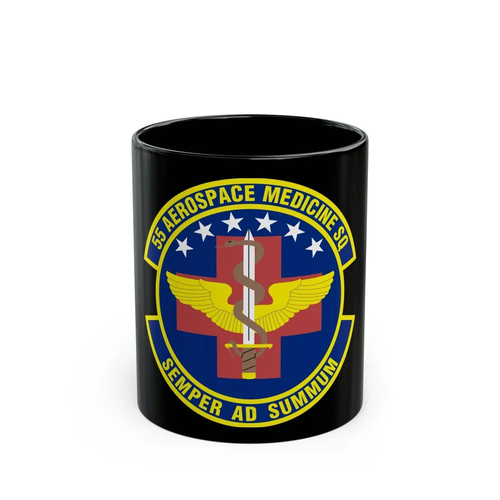 55th Aerospace Medicine Squadron (U.S. Air Force) Black Coffee Mug-11oz-Go Mug Yourself