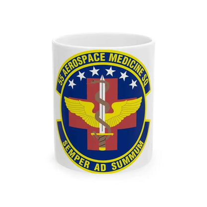 55th Aerospace Medicine Squadron (U.S. Air Force) White Coffee Mug 11oz - Go Mug Yourself