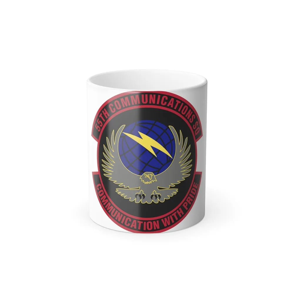 55th Communications Squadron (U.S. Air Force) Color Changing Coffee Mug-11oz-Go Mug Yourself