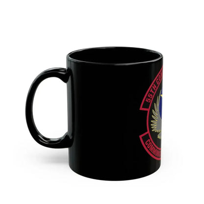 55th Communications Squadron (U.S. Air Force) Black Coffee Mug - Go Mug Yourself