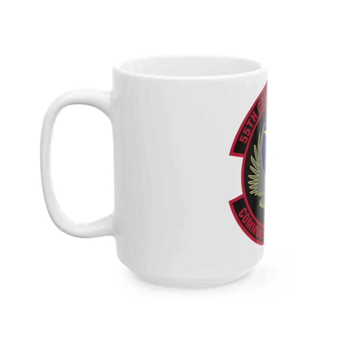 55th Communications Squadron (U.S. Air Force) White Coffee Mug - Go Mug Yourself