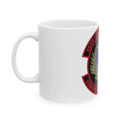 55th Communications Squadron (U.S. Air Force) White Coffee Mug - Go Mug Yourself