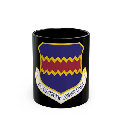 55th Electronic Combat Group (U.S. Air Force) Black Coffee Mug-11oz-Go Mug Yourself