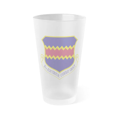 55th Electronic Combat Group (U.S. Air Force) Frosted Pint Glass 16oz-16oz-Frosted-Go Mug Yourself