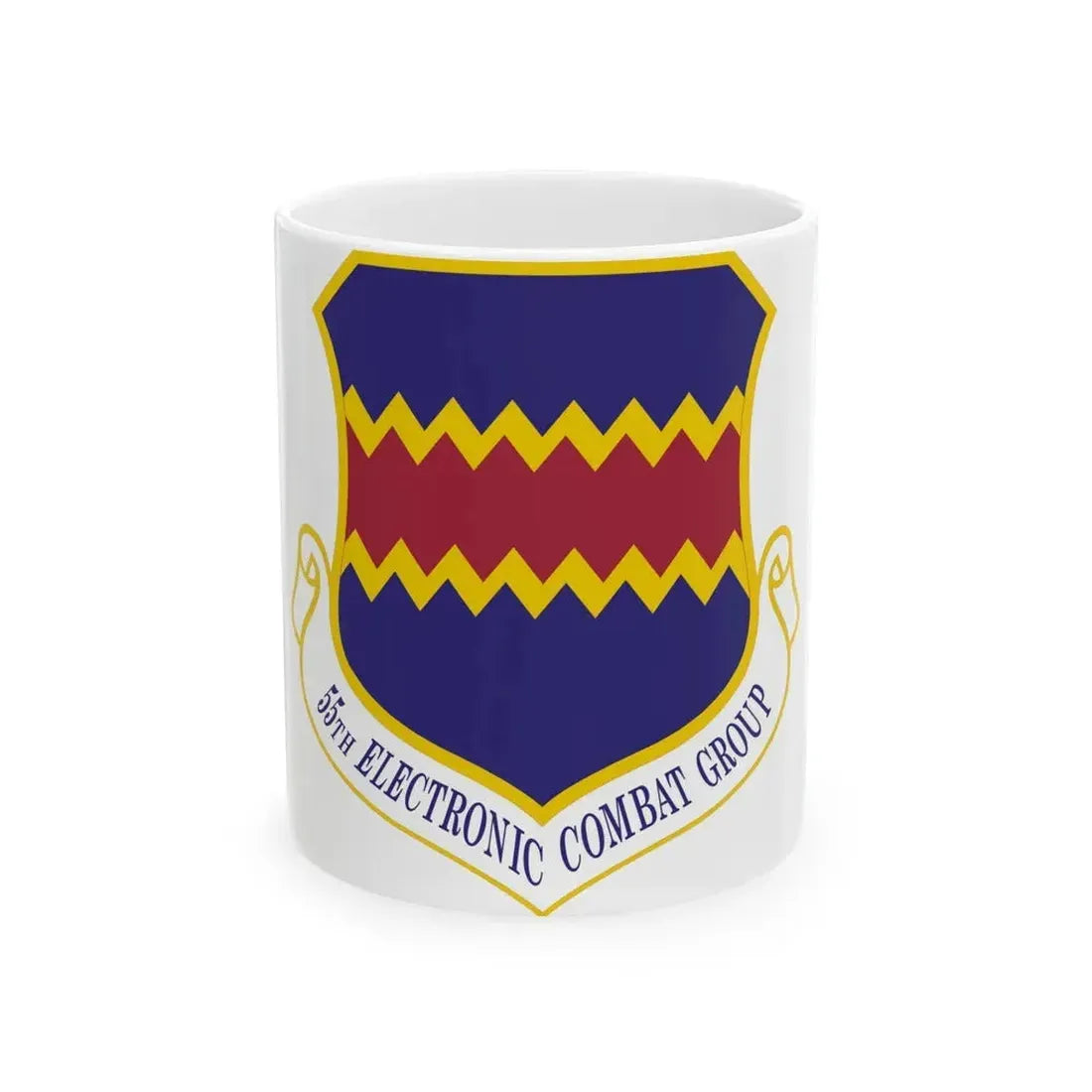 55th Electronic Combat Group (U.S. Air Force) White Coffee Mug 11oz - Go Mug Yourself