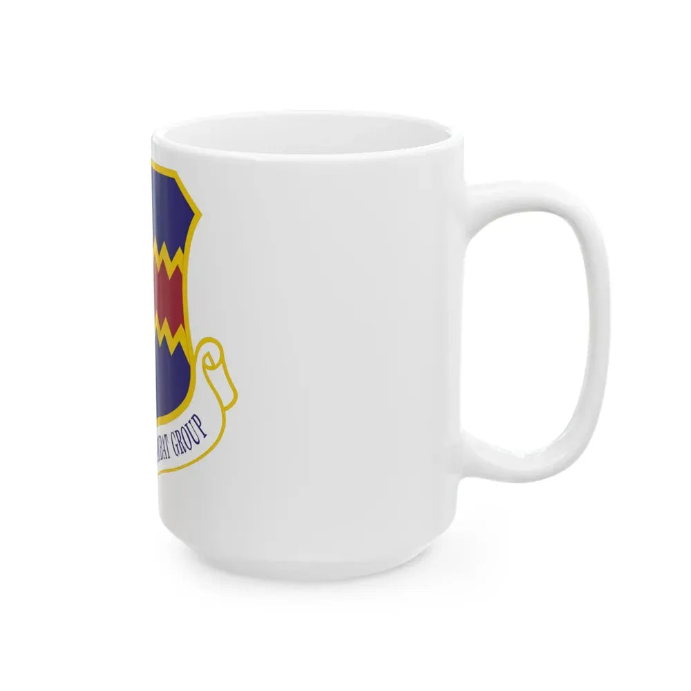 55th Electronic Combat Group (U.S. Air Force) White Coffee Mug - Go Mug Yourself