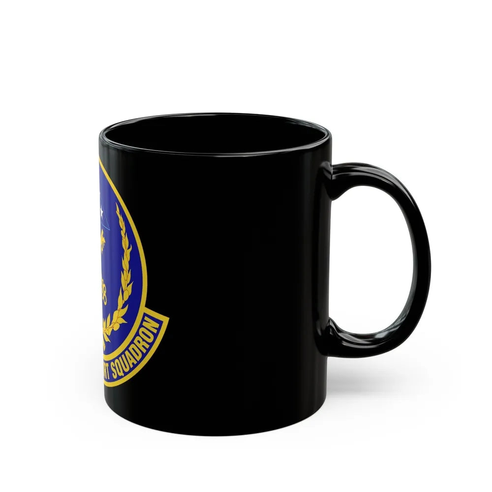 55th Force Support Squadron (U.S. Air Force) Black Coffee Mug-Go Mug Yourself