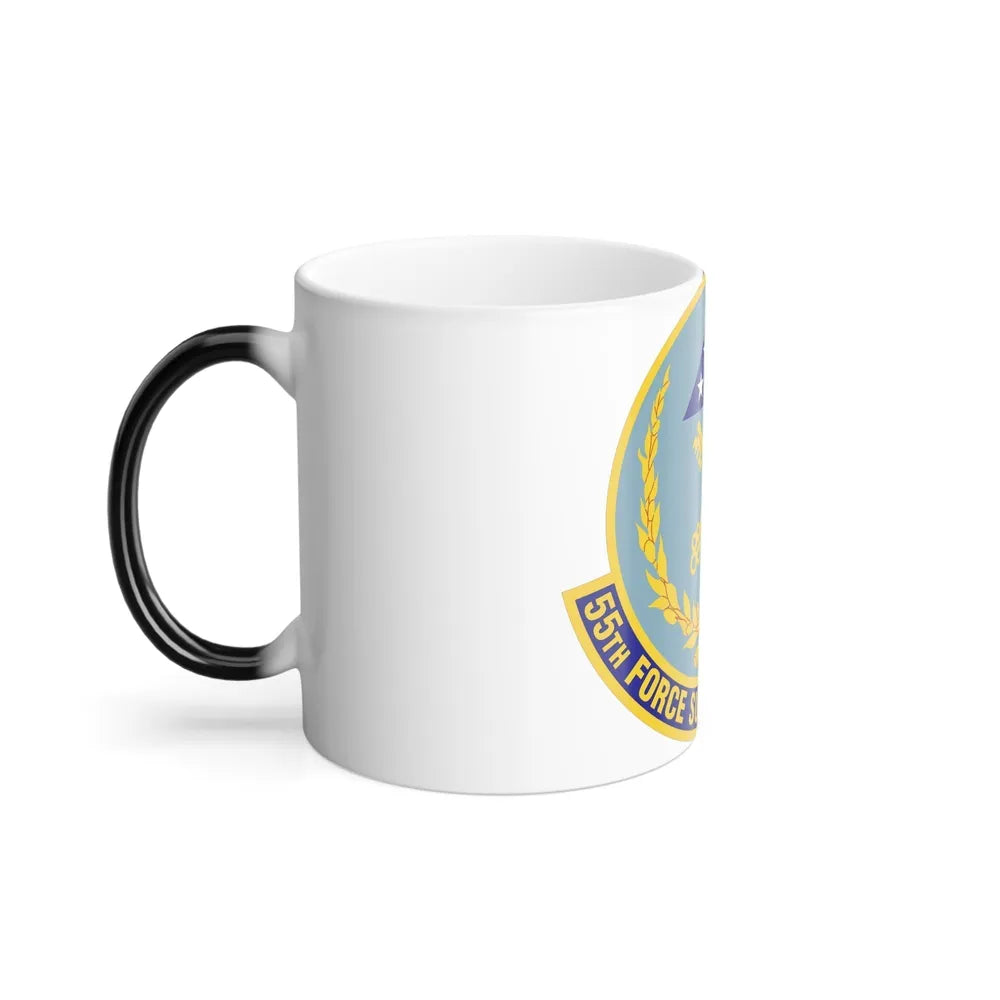 55th Force Support Squadron (U.S. Air Force) Color Changing Coffee Mug-Go Mug Yourself