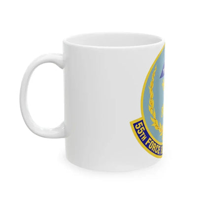 55th Force Support Squadron (U.S. Air Force) White Coffee Mug - Go Mug Yourself