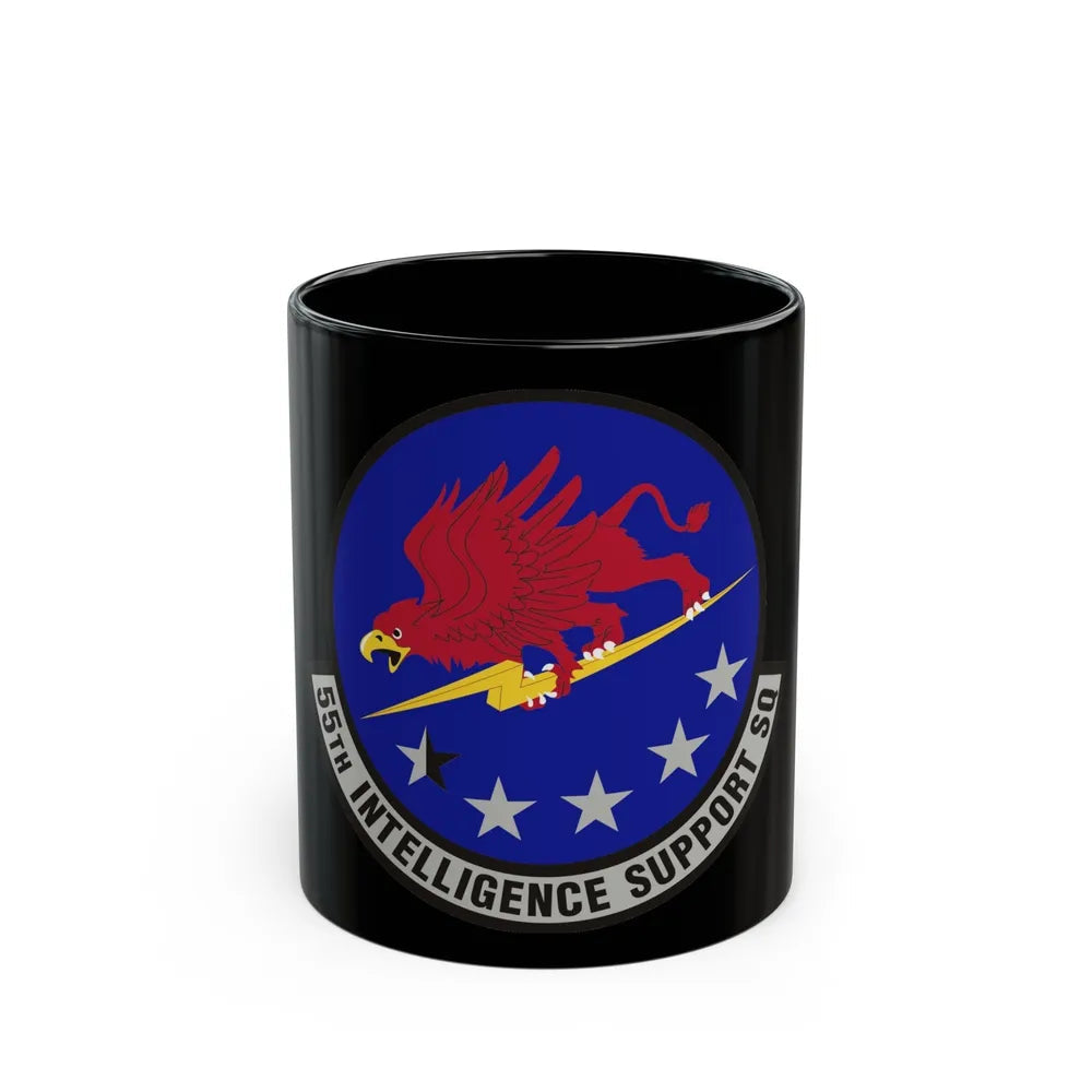 55th Intelligence Support Squadron (U.S. Air Force) Black Coffee Mug-11oz-Go Mug Yourself