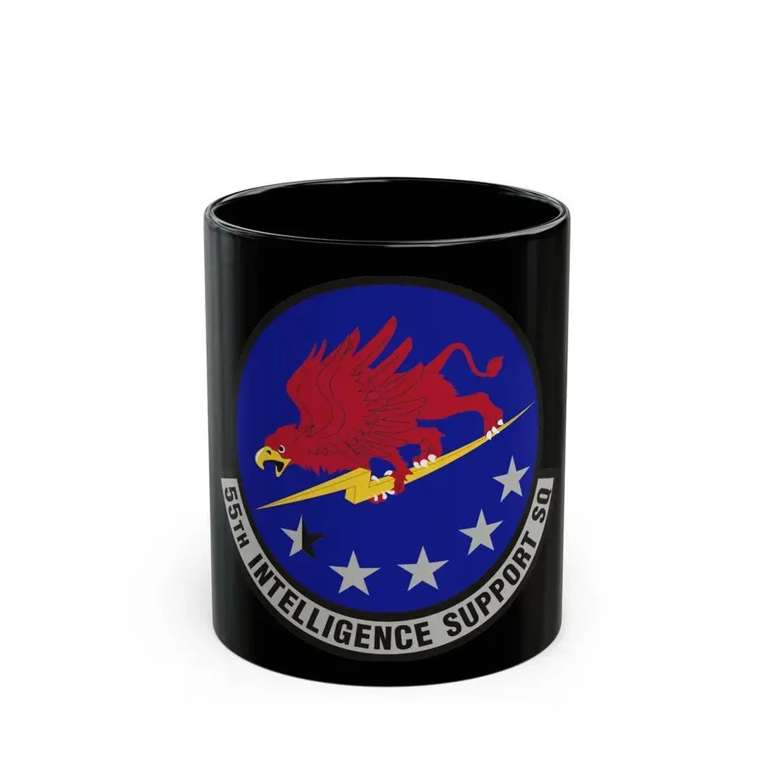 55th Intelligence Support Squadron (U.S. Air Force) Black Coffee Mug 11oz - Go Mug Yourself