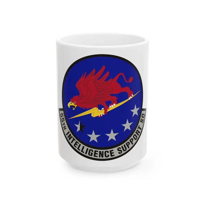 55th Intelligence Support Squadron (U.S. Air Force) White Coffee Mug 15oz - Go Mug Yourself