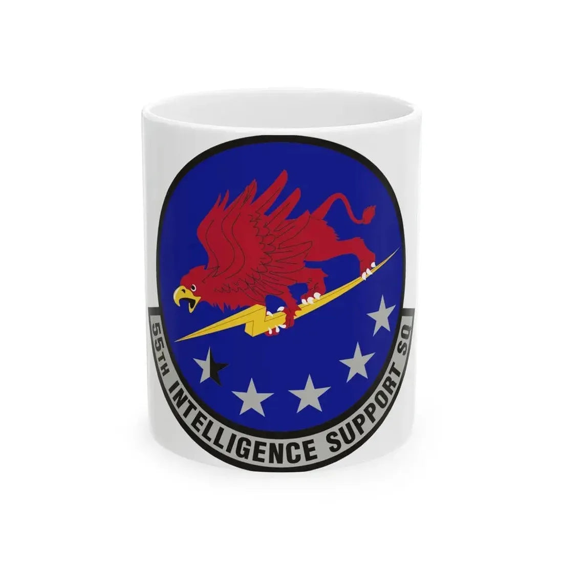 55th Intelligence Support Squadron (U.S. Air Force) White Coffee Mug - Go Mug Yourself