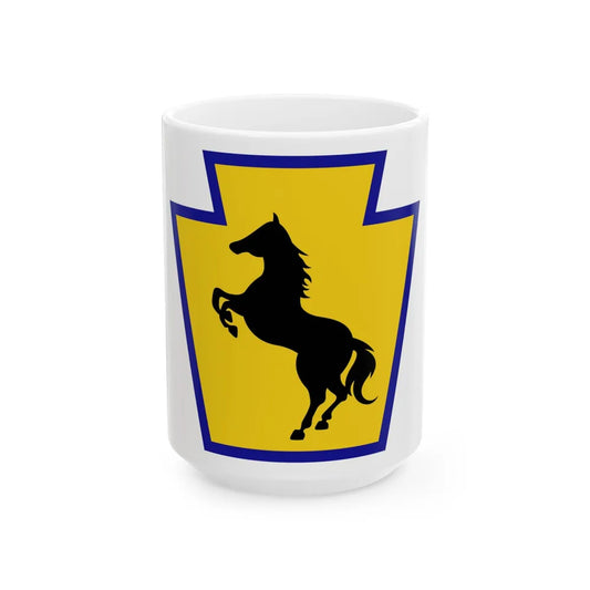 55th Maneuver Enhancement Brigade (U.S. Army) White Coffee Mug-15oz-Go Mug Yourself