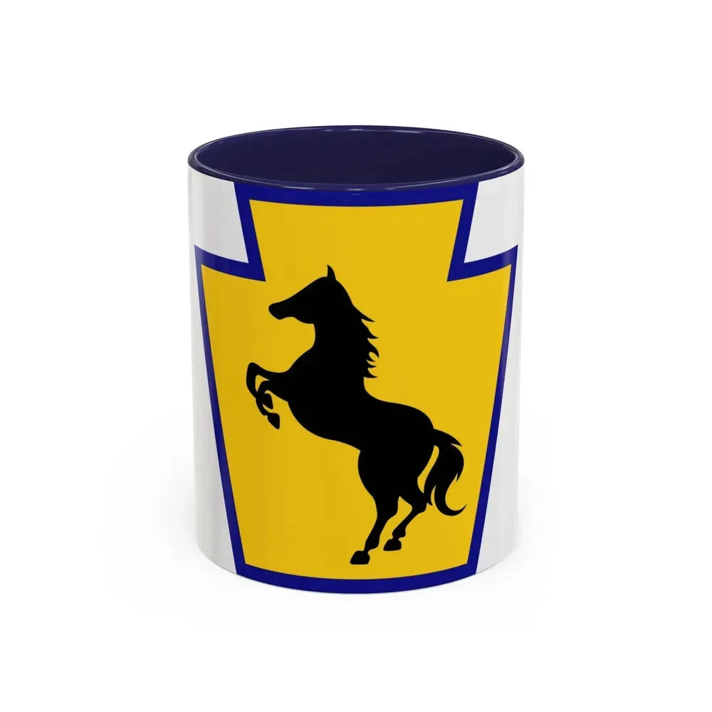 55th Maneuver Enhancement Brigade (U.S. Army) Accent Coffee Mug 11oz Navy - Go Mug Yourself
