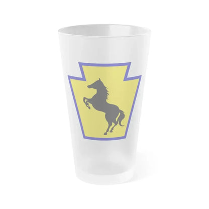 55th Maneuver Enhancement Brigade (U.S. Army) Frosted Pint Glass 16oz Default Title - Go Mug Yourself