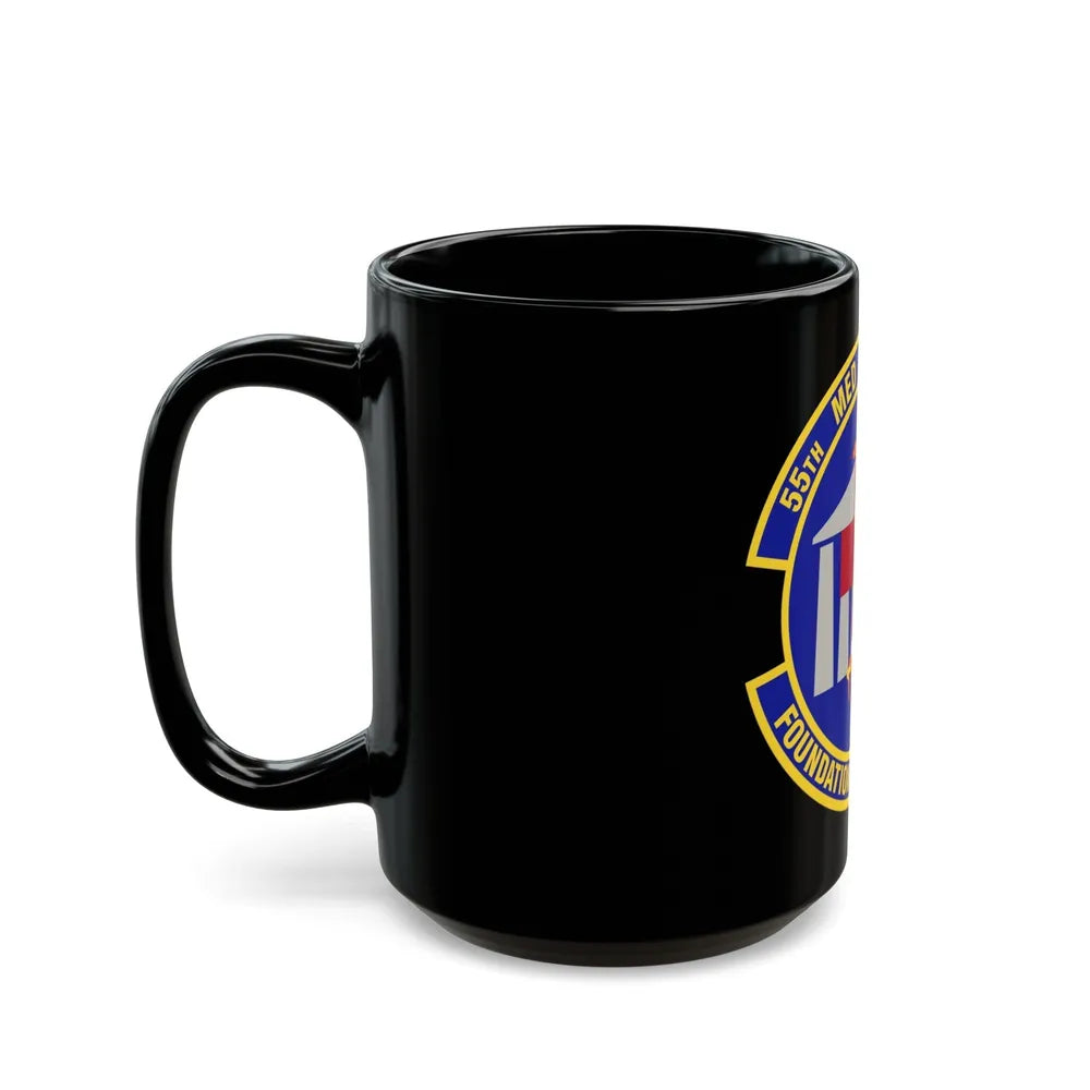 55th Medical Support Squadron (U.S. Air Force) Black Coffee Mug-Go Mug Yourself