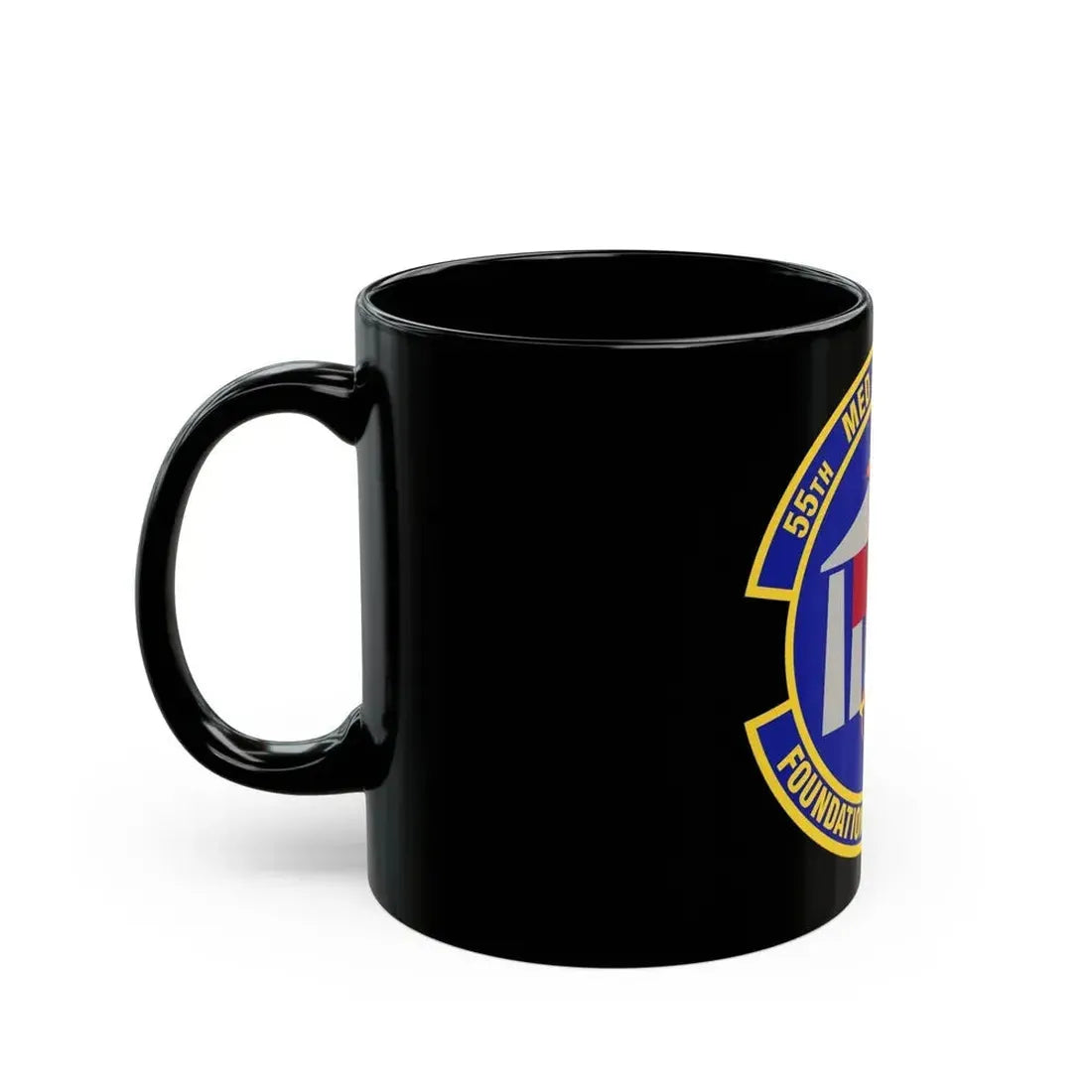 55th Medical Support Squadron (U.S. Air Force) Black Coffee Mug - Go Mug Yourself