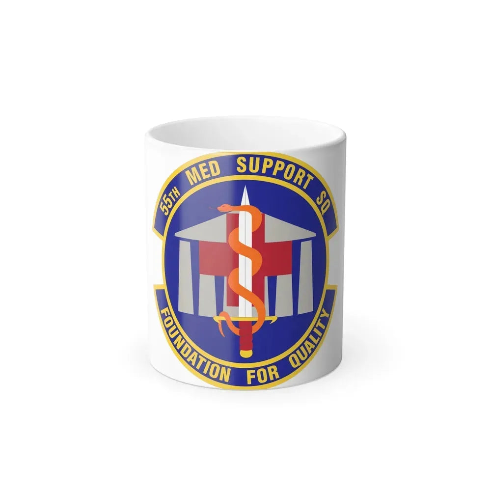 55th Medical Support Squadron (U.S. Air Force) Color Changing Coffee Mug 11oz - Go Mug Yourself