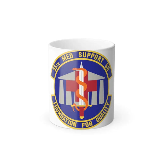 55th Medical Support Squadron (U.S. Air Force) Color Changing Coffee Mug 11oz - Go Mug Yourself