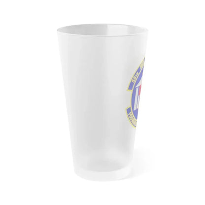 55th Medical Support Squadron (U.S. Air Force) Frosted Pint Glass 16oz - Go Mug Yourself