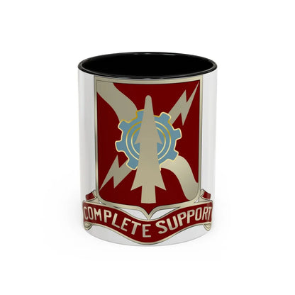 55th Support Battalion (U.S. Army) Accent Coffee Mug-11oz-Black-Go Mug Yourself