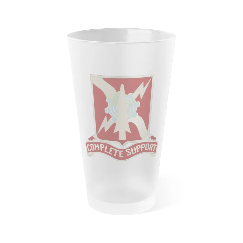 55th Support Battalion (U.S. Army) Frosted Pint Glass 16oz-Go Mug Yourself