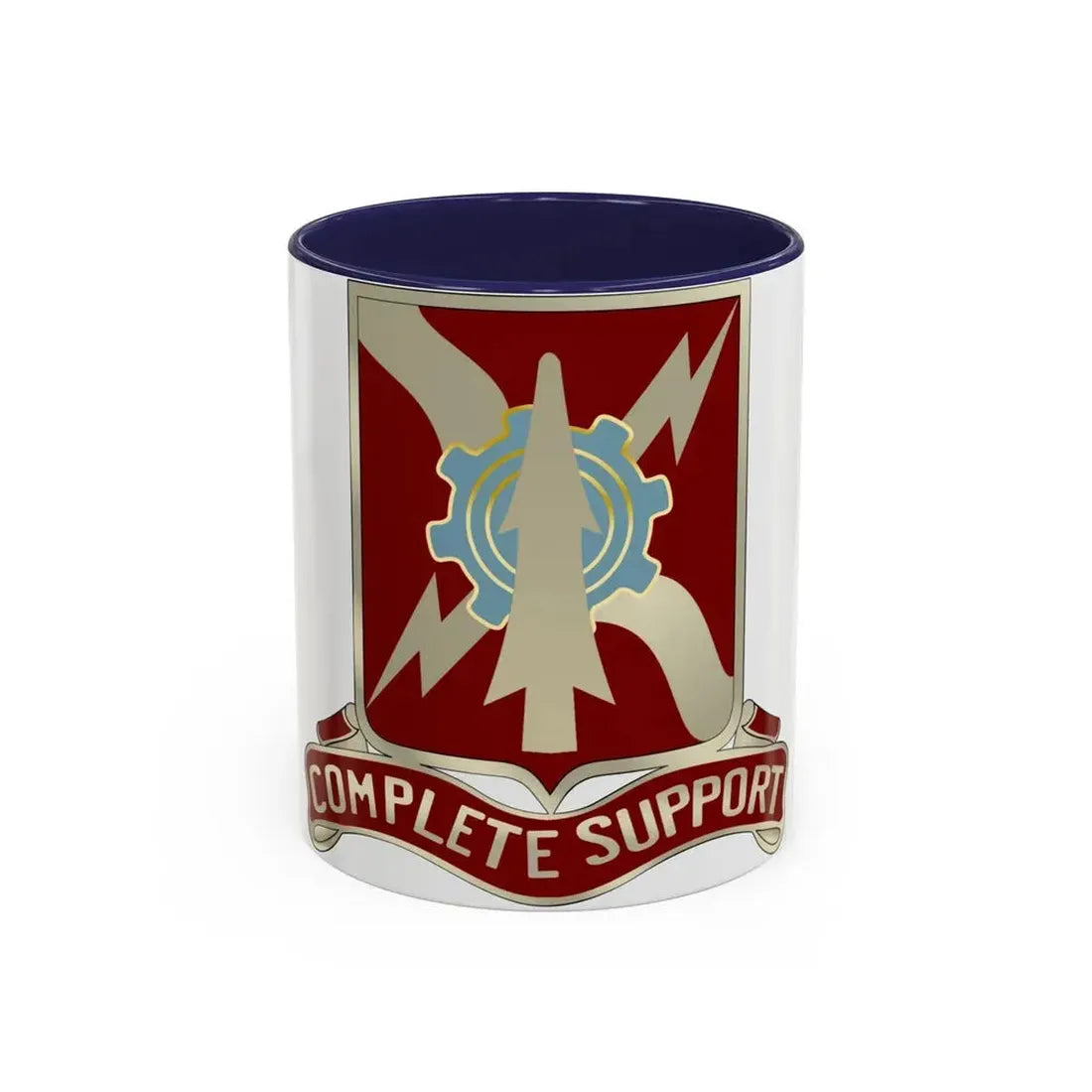 55th Support Battalion (U.S. Army) Accent Coffee Mug 11oz Navy - Go Mug Yourself