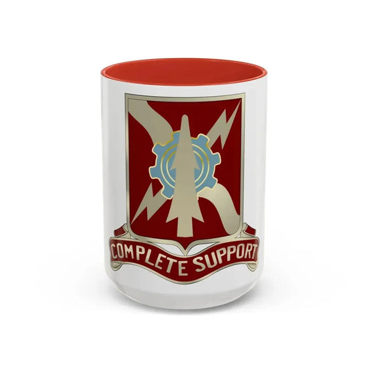 55th Support Battalion (U.S. Army) Accent Coffee Mug 15oz Red - Go Mug Yourself