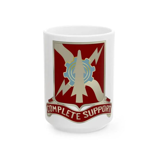 55th Support Battalion (U.S. Army) White Coffee Mug 15oz - Go Mug Yourself