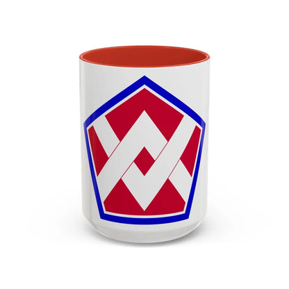 55th Sustainment Brigade (U.S. Army) Accent Coffee Mug-15oz-Black-Go Mug Yourself