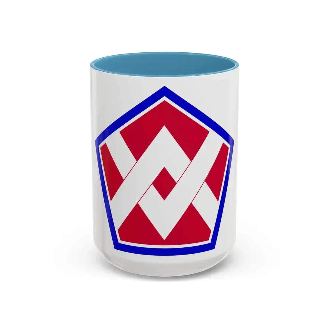 55th Sustainment Brigade (U.S. Army) Accent Coffee Mug 15oz Light Blue - Go Mug Yourself
